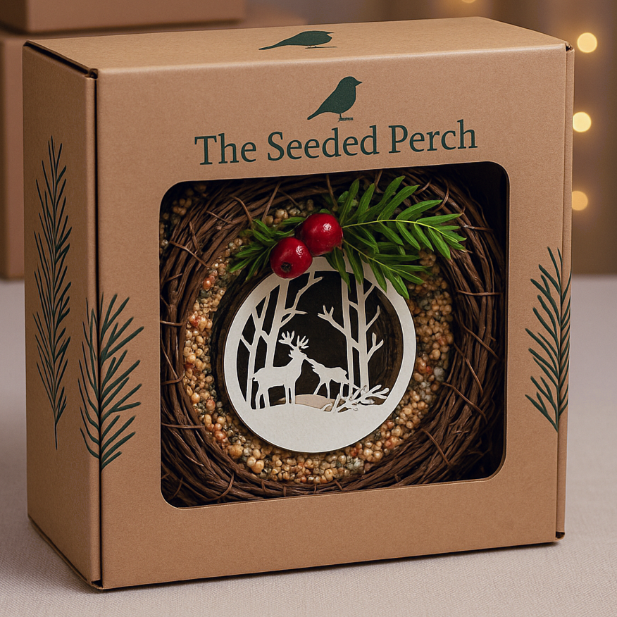Seasonal Birdseed Wreath – December Winterberry Edition